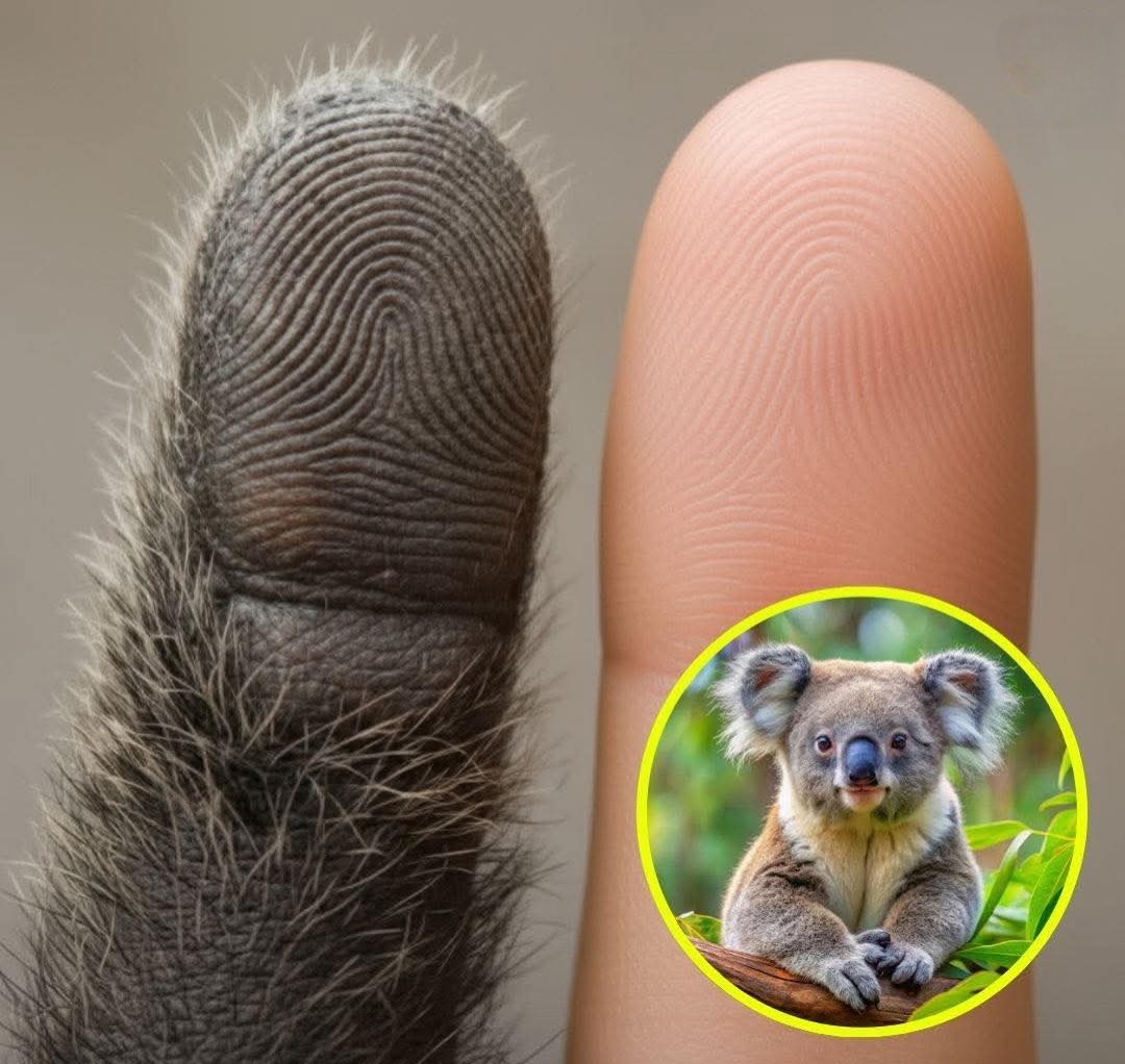 WolfofX's tweet photo. Koalas have fingerprints so remarkably similar to those of humans that they can be misinterpreted as human fingerprints under certain circumstances. 

Their prints contain the same loops, whorls, and ridges found on human fingertips, making them one of the most extraordinary examples of convergent evolution in nature.

Despite being separated from humans by millions of years of evolution, koalas independently developed nearly identical fingerprint patterns. 

This striking resemblance has fascinated scientists for decades and serves as a reminder that nature often arrives at similar solutions when faced with similar challenges.