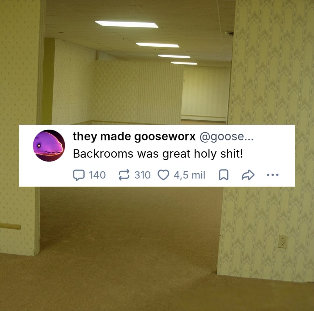 CartoonsOTMoon's tweet photo. A Gooseworx, la creadora de The Amazing Digital Circus, le encantó BACKROOMS:

💬 "Fue genial, joder" https://t.co/KagdWE0IIJ