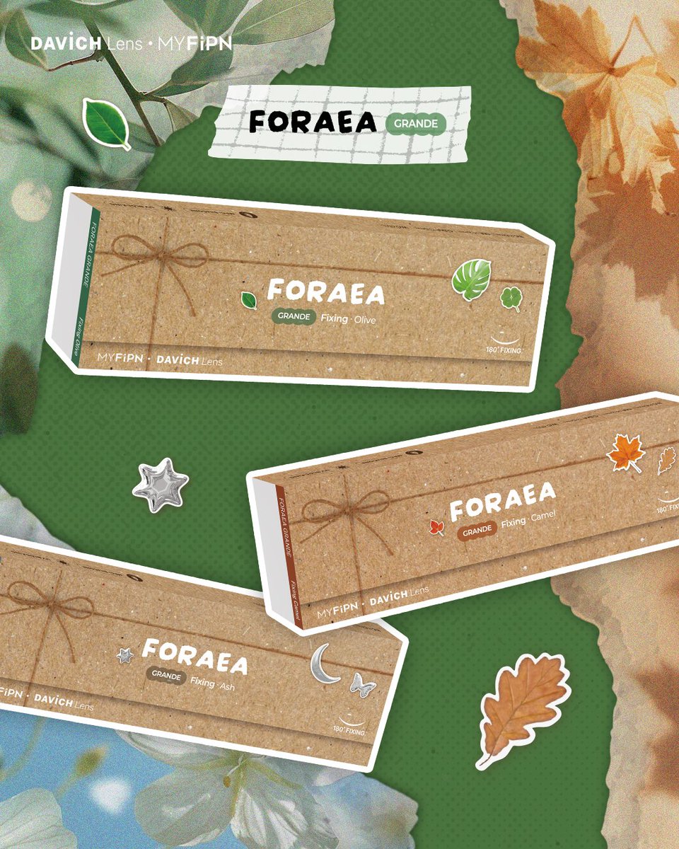 davich_optical's tweet photo. NEW ✨ FORAEA GRANDE 1DAY

1DAY │ 10P │ DIA 13.5mm

🌿 Olive
 🍁 Camel
 🩵 Ash

📍다비치마켓 예약 가능 https://t.co/Tc3qjeBbAZ

#포레아그란데원데이 #포레아 #FORAEA #컬러렌즈 #원데이렌즈 #다비치렌즈 https://t.co/EPYejx7n0n