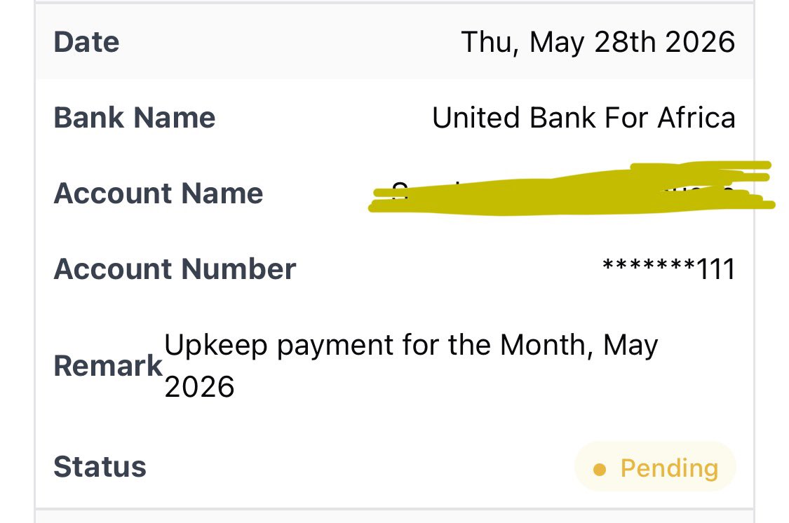 iceprinsky's tweet photo. @NELFundGuidance @NELFUND @NELFundGuidance 
Upkeep for 28th of now last month wasn’t paid it’s pending https://t.co/FwigObYNGj