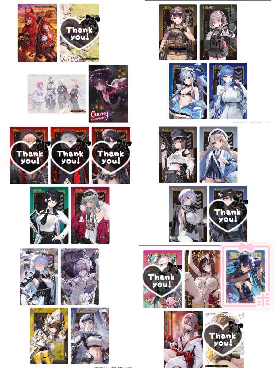 mxsmr_0's tweet photo. 勝利の女神：NIKKE ウエハース5 交換

譲)画像参照

求)リトルマーメイド アビスフラワー

5box予約済みです。
検索からでも気軽にお声掛けください。 https://t.co/0xOCqFB1H3