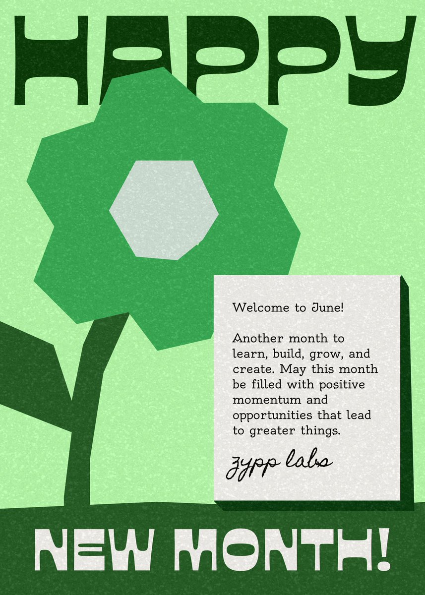 use_zypp's tweet photo. hello, June. 👋
fresh month. fresh opportunities.

let's make it count. https://t.co/kwcm08p0vO