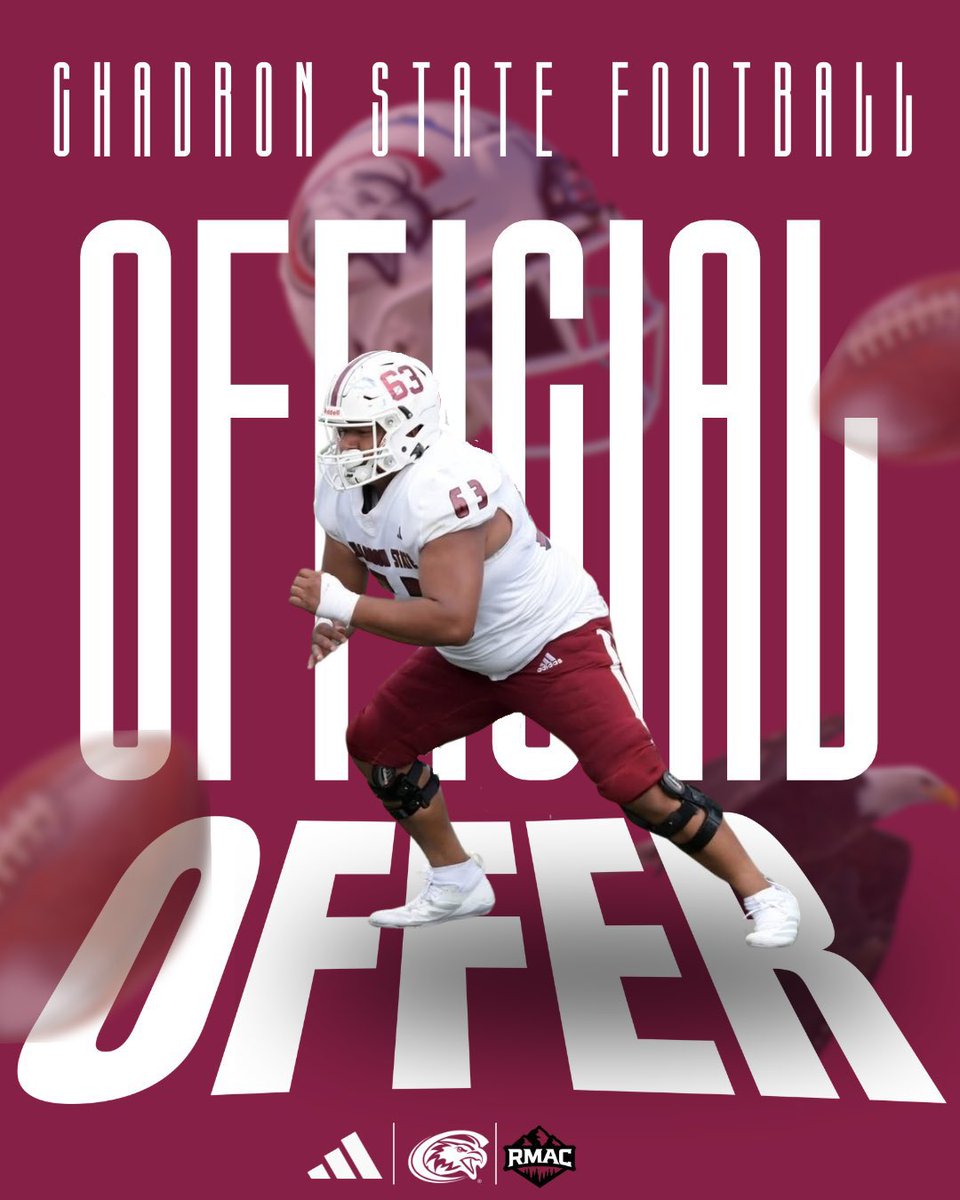samvan_es's tweet photo. Thank you @Sethmoore30 for inviting me up to compete at Chadron State College! Blessed to announce I have been offered!

@HHawksfootball 
@hogshousefb 
@Paniolo_O_Line https://t.co/ybp3Uob0F1