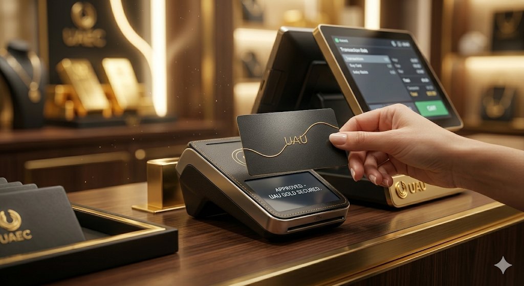 uaugold's tweet photo. Tokens that can’t be spent are just ledger symbols. Yields earned from UAU on UAEC can be loaded directly onto the U card, swiping at any Visa merchant globally. Your Canadian mine rights become real purchasing power in your hand. #CryptoPayment #UVisa #UAU #GlobalSpending https://t.co/8esgIIo5yN