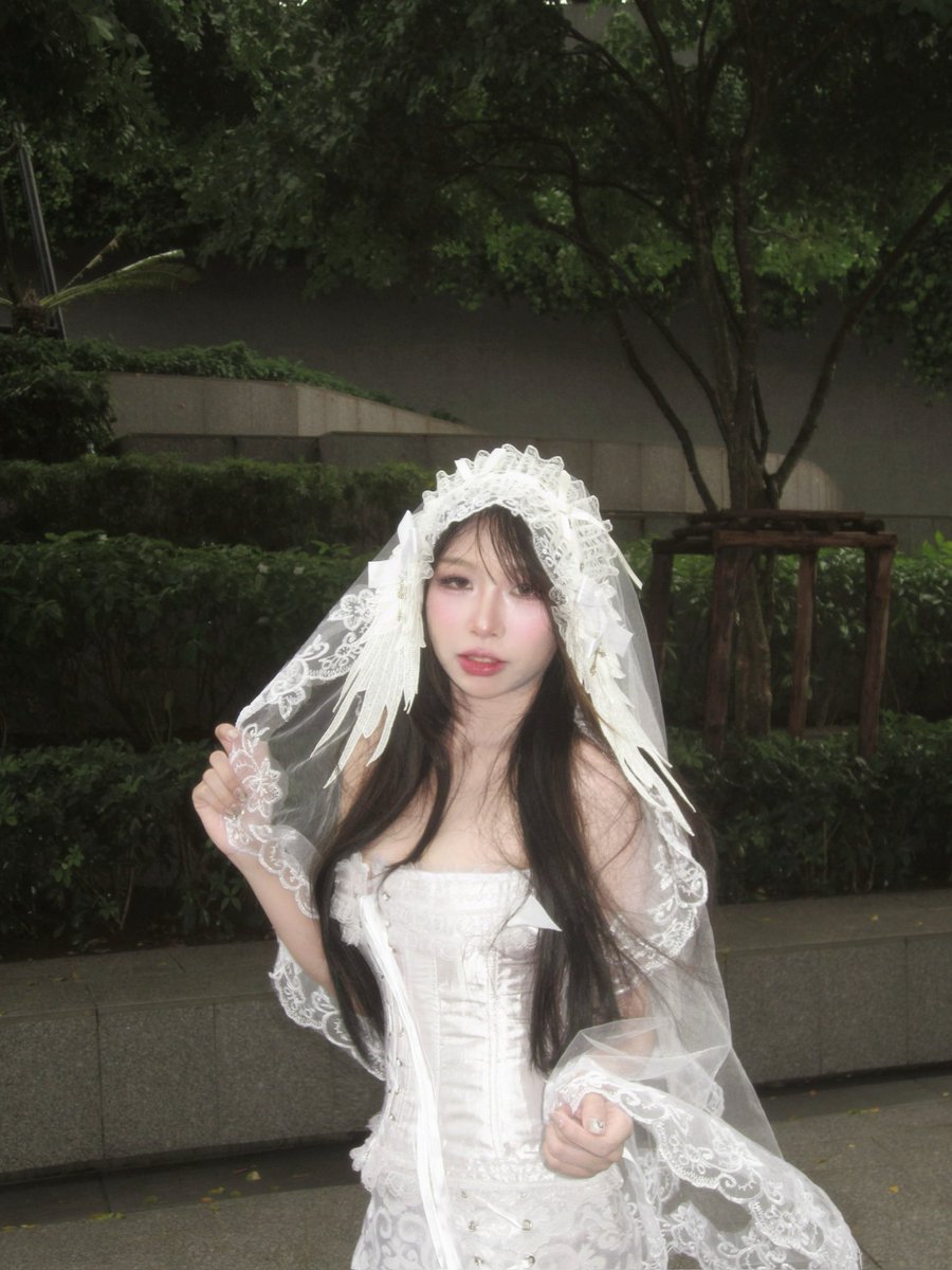 icocomint's tweet photo. Orasagi cosplay👰🏻‍♀️ https://t.co/bY2FCZM4Ax