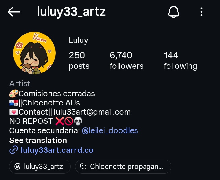 achromaticbliss's tweet photo. The artist of this AU (luluy33_artz) doesn't allow reposts of their art

I recommend taking this down https://t.co/mji2c3TS35