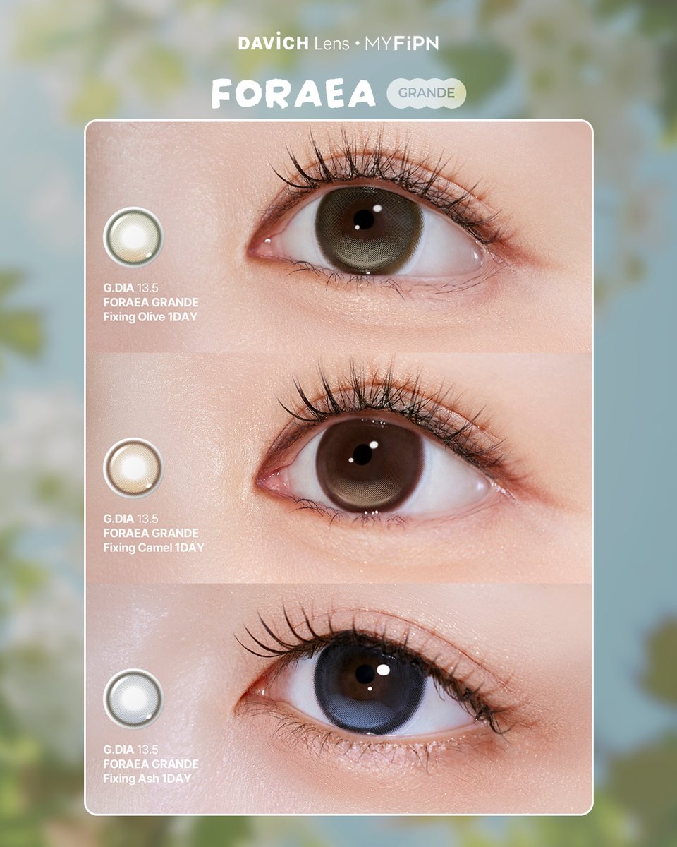 davich_optical's tweet photo. 🌿 오늘의 렌즈 추천

FORAEA GRANDE 1DAY

🤎 Camel
🌿 Olive
🩵 Ash

지금 다비치마켓에서 만나보세요 🤍
https://t.co/Tc3qjeBbAZ

#포레아그란데원데이 #컬러렌즈 #원데이렌즈 https://t.co/zyycUPdNJ0