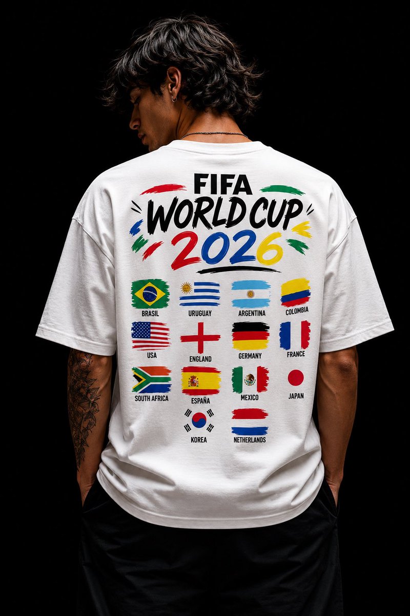 FutbolrockT's tweet photo. Camiseta FIFA World Cup
💯 % algodón 
Envíos a todo  🇨🇴 
Info al DM https://t.co/c3ui1sCDOR