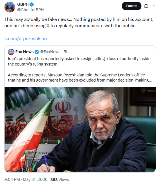 GhostofBPH's tweet photo. Fox News scrambled to change this headline, because it turned out to be Fake News. So I'm archiving this for posterity. https://t.co/CFWyDjqelA