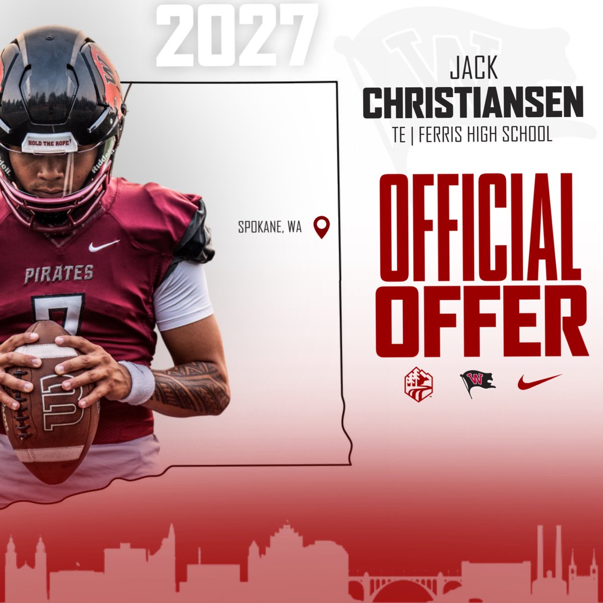 jackc_34's tweet photo. After a great talk with @CoachMurph67 and an amazing day winning mvp at the @ShowcaseSpokane I’m very blessed with my first college offer!

@CoachStife @WhitworthFB @NickFarman55 @JordanJ_ @saxonsathletics https://t.co/ebMyS3B8Fh