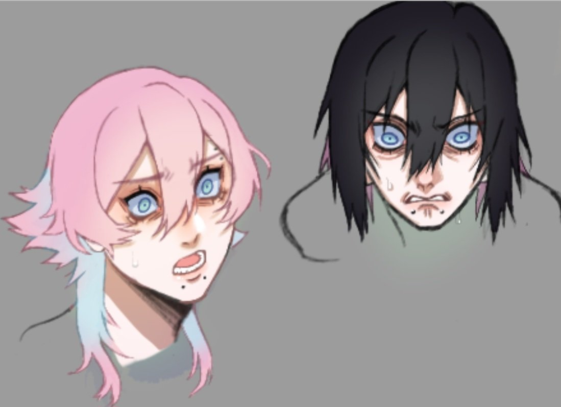 Meowastrophe's tweet photo. Still practicing on Ren/REDACTED facial expressions https://t.co/KWJktgiehj