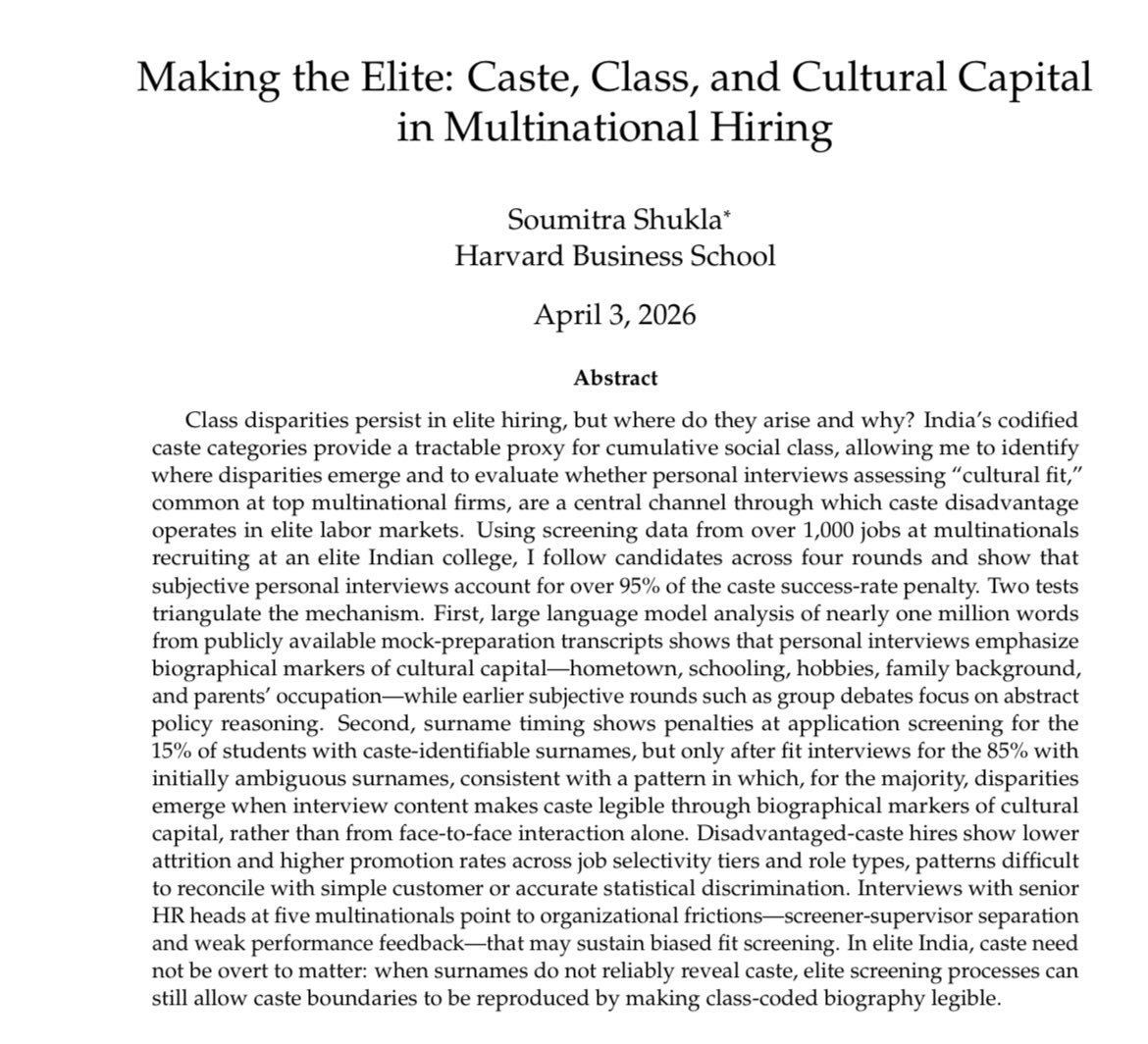 soumitrashukla9's tweet photo. Very much agreed with @sndurlauf and resonates with my paper’s message as well. 

Standardized test scores aren’t perfect and never will be, but compared to existing alternatives they are currently superior in predicting university performance and as such should be embraced by admissions committees rather than shunned.