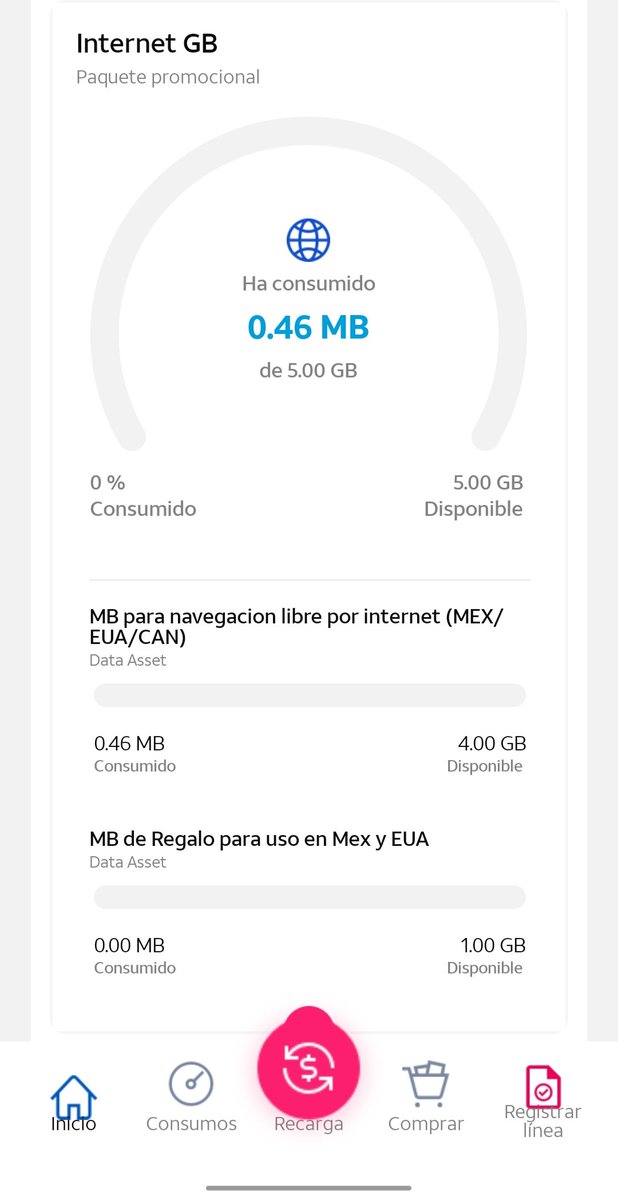 jonn_alex's tweet photo. @ATTMx @Profeco Como comentaba realice una recarga de 200 en la cual el baner de la app dice que son 4gb por la recarga y 8gb por promoción lo que da un total de 12gb pero al revisar la app viene otra información podrían apoyarme ya que es la 3 ocacion qué esto pasa https://t.co/wyEp6p4nRQ