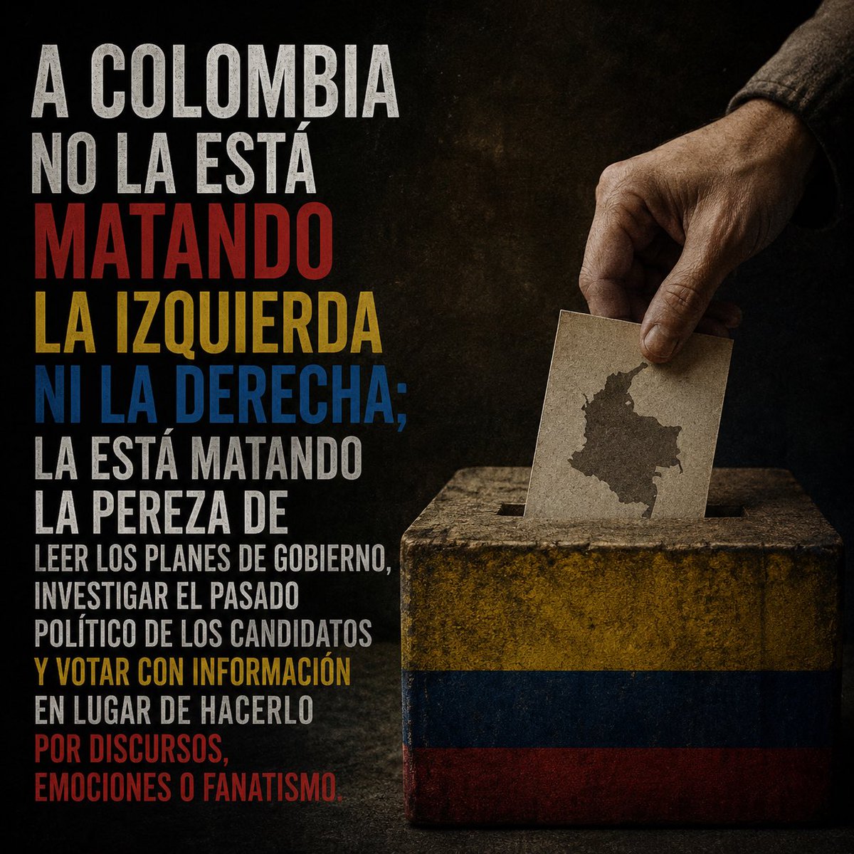 saramariast's tweet photo. #ColombiaVotaMañanaDomingo31 #eleccionescolombia2026 #colombia https://t.co/CADnbDddJp