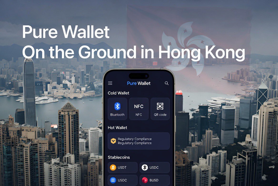 LarryPureLabs's tweet photo. 🚀 Pure Wallet Update: On the Ground in Hong Kong! 🇭🇰
Fresh from key meetings in Hong Kong, Pure Wallet is actively expanding in Asia’s leading regulated crypto hub.
Hong Kong continues to solidify its position with strong policy momentum:
•  Recent SFC/FSTB consultation feedback strongly supports a “same business, same risk, same rules” regime for virtual asset advisory and asset management — legislation targeted for 2026.
•  Licensed HKD stablecoins advancing (HSBC & Standard Chartered-backed), with more under review.
•  Progress on dealer/custodian licensing, tokenized assets, insurance capital deployment, and tax advantages (no capital gains for long-term private investors).
Pure Wallet’s timing couldn’t be better. As the world’s first ISO 27001-certified offline crypto wallet — combining hot + true cold/offline capabilities in one seamless mobile app (no extra hardware, gas-free transfers via Bluetooth/NFC/QR) — we align perfectly with HK’s focus on secure, compliant, and innovative self-custody solutions.
We’re building partnerships and exploring how offline security + real utility can thrive in this regulated environment alongside stablecoins, RWAs, and institutional adoption.
Hong Kong is executing methodically: clear rules + innovation + TradFi-DeFi bridges. Pure Wallet is right there on the ground helping shape the future of secure digital asset management in Asia.
Big thanks to the team and partners making this happen. Excited for what’s next! 🔥
$PWT Presale: https://t.co/En8h5Jf6jb
#PureWallet #HongKongCrypto #Web3 #CryptoSecurity #Stablecoins #OfflineWallet