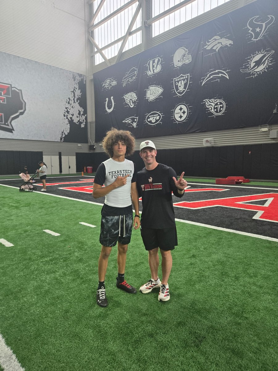 Eli_JohnsonQB's tweet photo. I had an amazing time at @TexasTechFB getting better with every opportunity I get. Thank you @Coach_Leftwich and @lindseyscottjr for this amazing opportunity.

@MarkHum7 @_EliteProspects @QB_Doctor @Coach__OMalley @HHKnights_FB @RecruitHeights https://t.co/XbBkmVP1yD