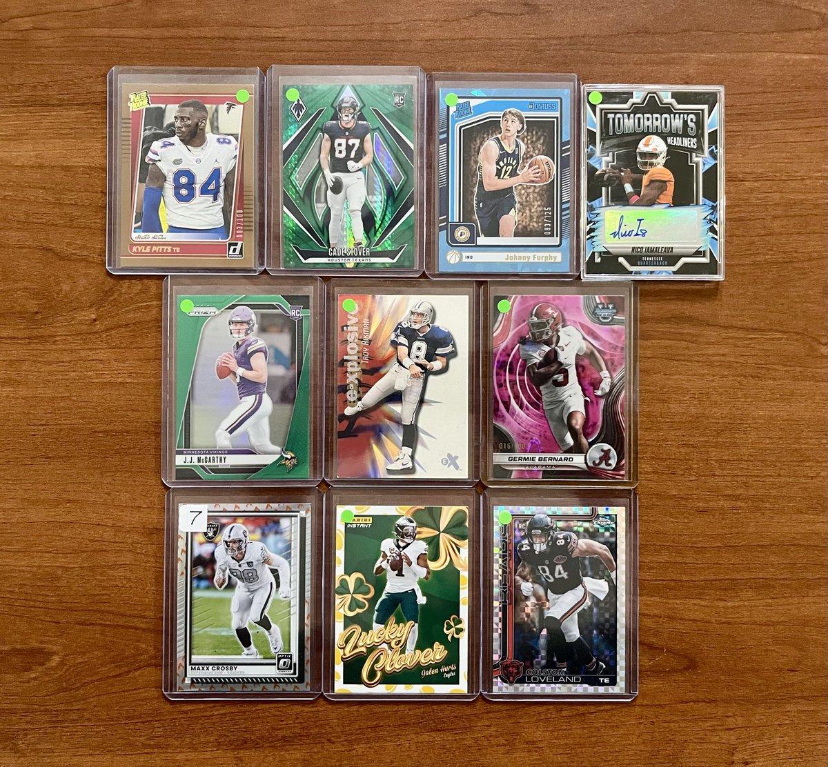 SpeshSportsTM's tweet photo. Cards For Sale

🟢 = $10

+shipping

@TheHobby247 @HobbyRetweet_ @SportsCardDeals @westcards28 @Mock10Breaks @84baseballcards @linkmycard @sports_sell https://t.co/LSN19kZYuN