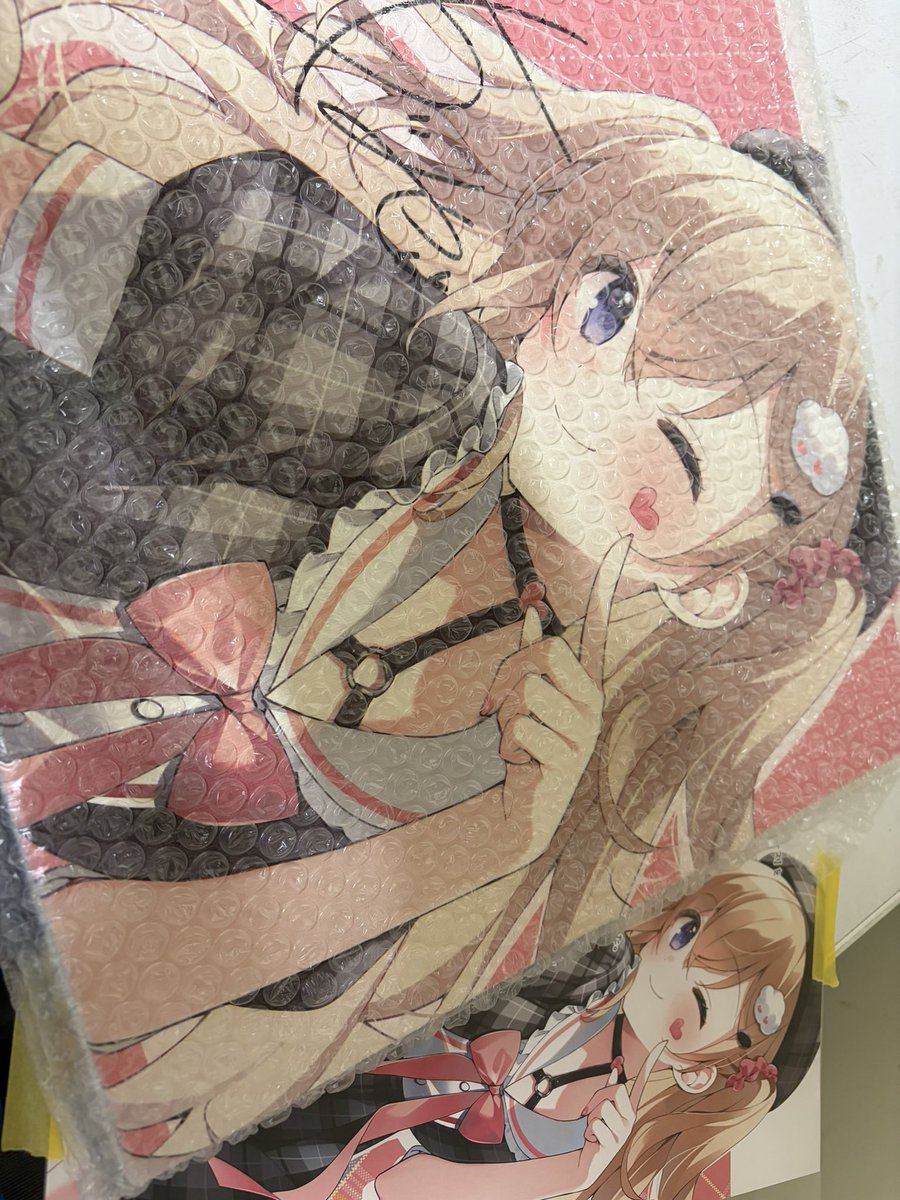 すいみゃ　fanbox限定　直筆サイン　キャンバスアート すいみゃ先生(@suimya)FanBoxの72ヶ月キャンバスアートきたーっ！ 今年