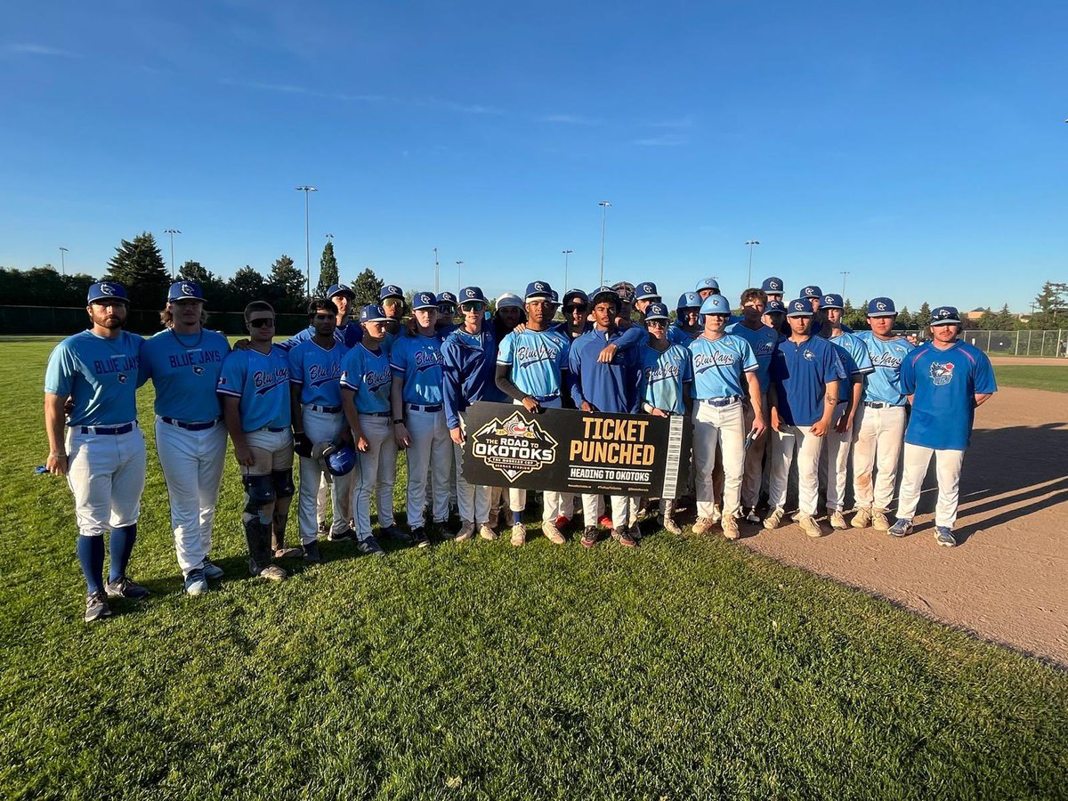baseballcanada's tweet photo. 🎟️ TICKET PUNCHED

After a weekend of intense battles and exciting games, these teams are officially heading to Okotoks! ⚾

Ontario Qualifier Teams Advancing:

- DT Select
- Ontario Kobras
- Ontario Blue Jays

Presented by Rawlings Canada 

 #BaseballCanada |  #TheRoadToOkotoks https://t.co/0Q4kDUhG9r