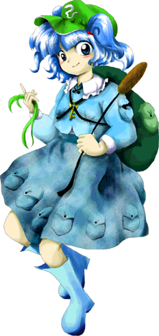 dailytouhous's tweet photo. The Touhou of the day is: Nitori Kawashiro! https://t.co/LEnkd2dg7F