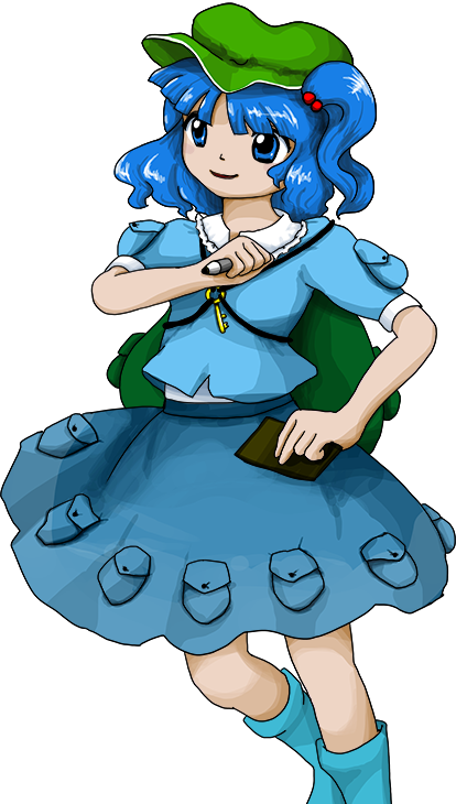 dailytouhous's tweet photo. The Touhou of the day is: Nitori Kawashiro! https://t.co/LEnkd2dg7F