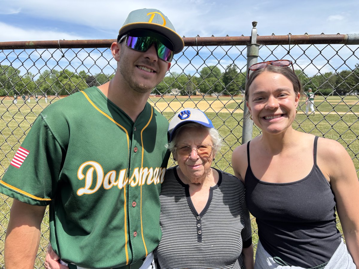 RevShevWLC's tweet photo. Best Thing Today, May 31: It was a perfect day so I coaxed my mom into traveling out to Dousman to see @Shevey_8 for her maiden voyage of Land o Lakes actions…and she brought the mojo for a big Frogs victory! She loves some baseball…but probably her grandchildren more! ☀️⚾️🐸 https://t.co/LE6UDxY8P9
