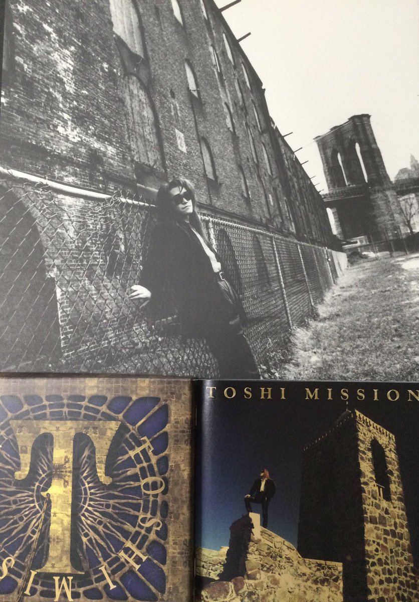 yukipon3310's tweet photo. #MISSION 
#32周年おめでとう　🎉🍾💐🎶
この頃としくんにはまだ出会ってなかったけど金髪ロン毛の繊細で情熱溢れる ToshIはカッコ良すぎるよ😎😍💕
素晴らしいアルバム💿をありがとうございます🙏🏻
#intermission の「そっとくちづけ…」にキュン💘
@Toshlofficial https://t.co/1ENdV1JSdK