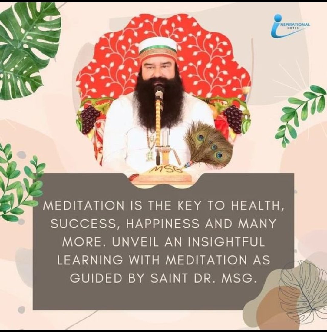 Harshit_jio's tweet photo. आज के समय में ज्यादा लोग तनाव में रहते हैं। Saint Gurmeet Ram Rahim Ji बताते हैं कि ध्यान ही सभी समस्याओं का समाधान है ।  नियमित ध्यान  विधि का अभ्यास करने से आपका आत्मविश्वास मजबूत होगा और चिंताएं दूर रहेगी  । #BoostYourConfidence
#MondayMotivation https://t.co/wHmZIYWBO4