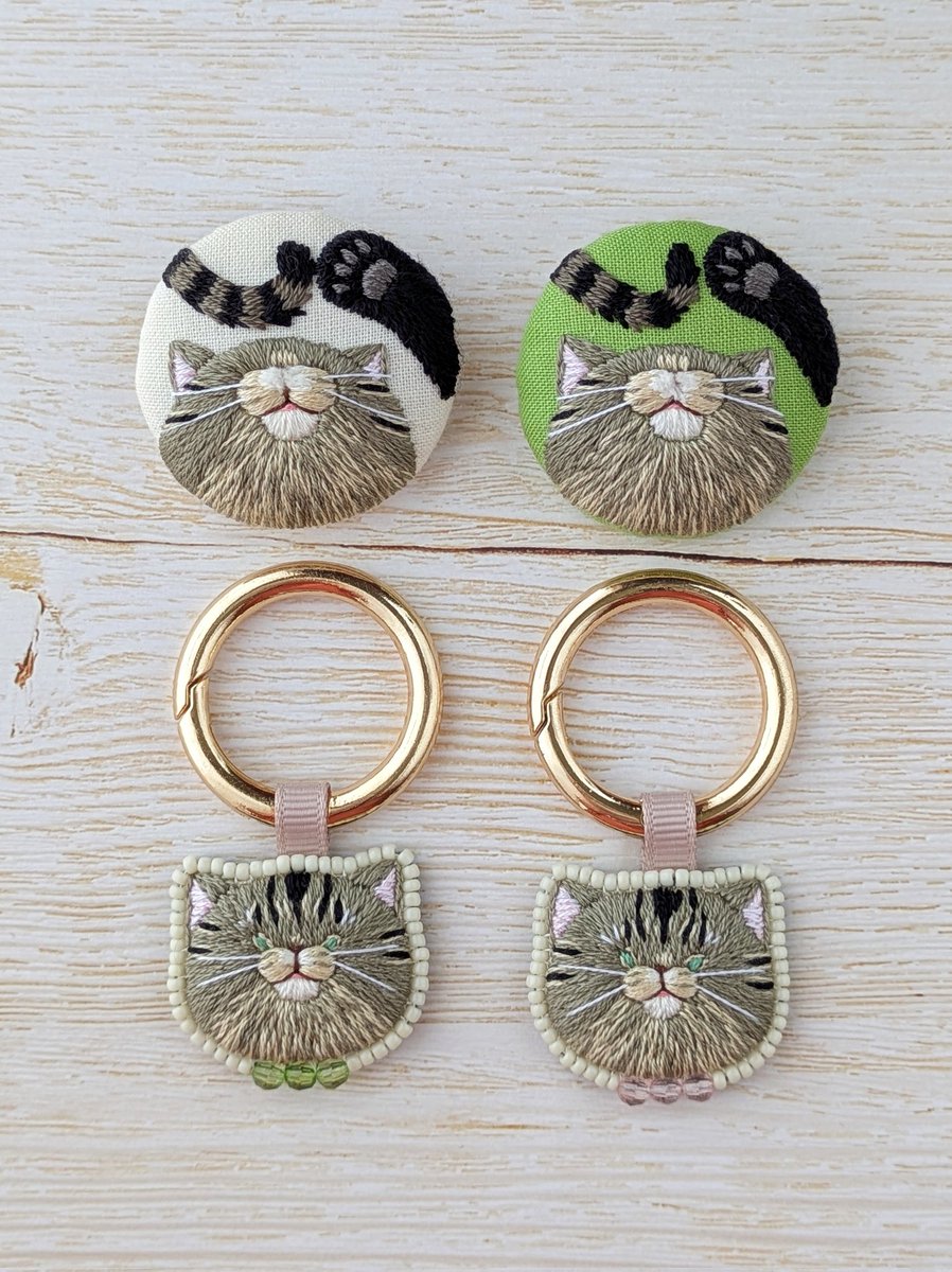 豆《ネコの刺繍 》 (@mame85023) / Posts / X