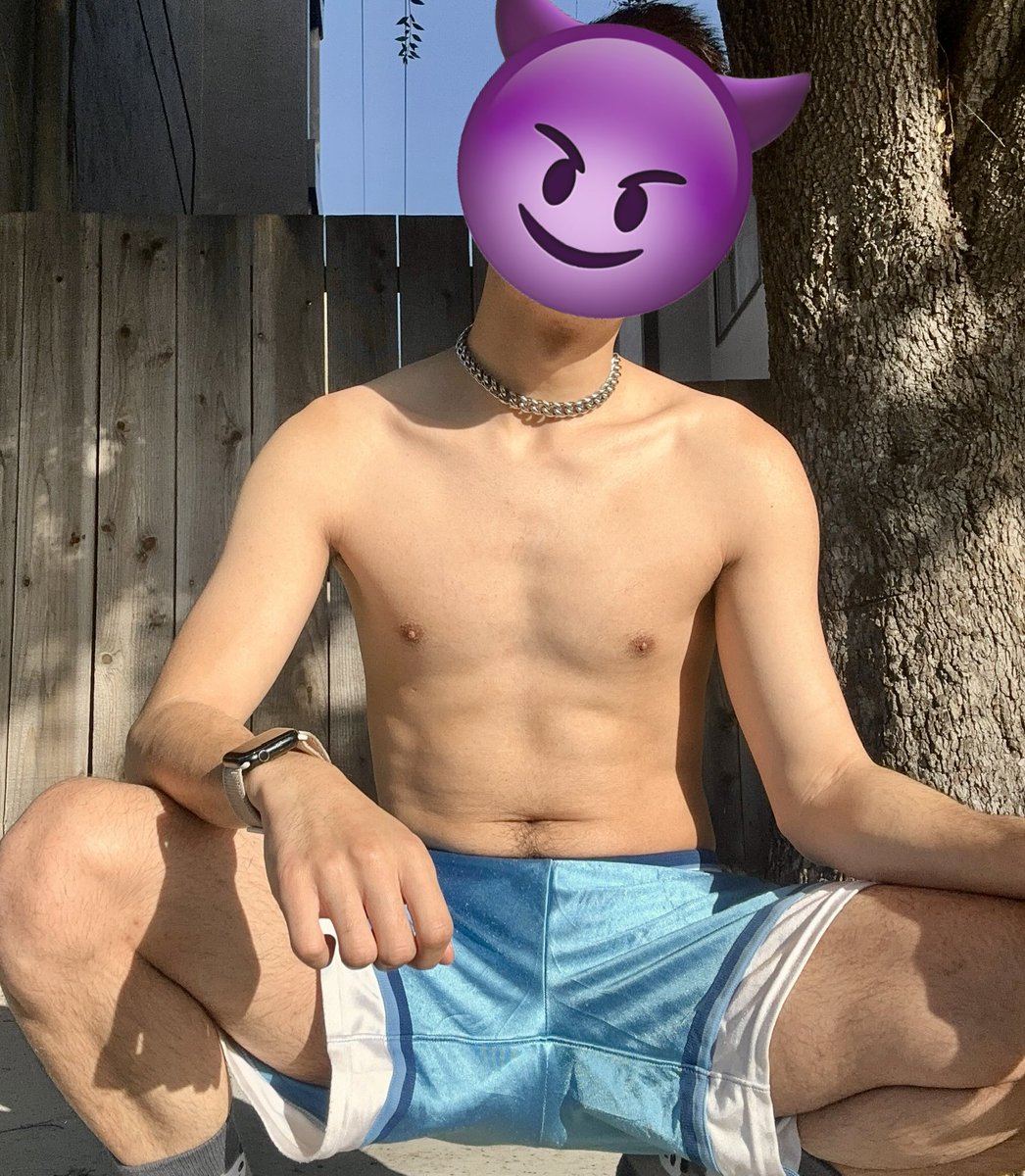 B_ballshorts's tweet photo. Just me wearing dazzle shorts in public with no shirt on… 😈 https://t.co/F8SJtBzw4t