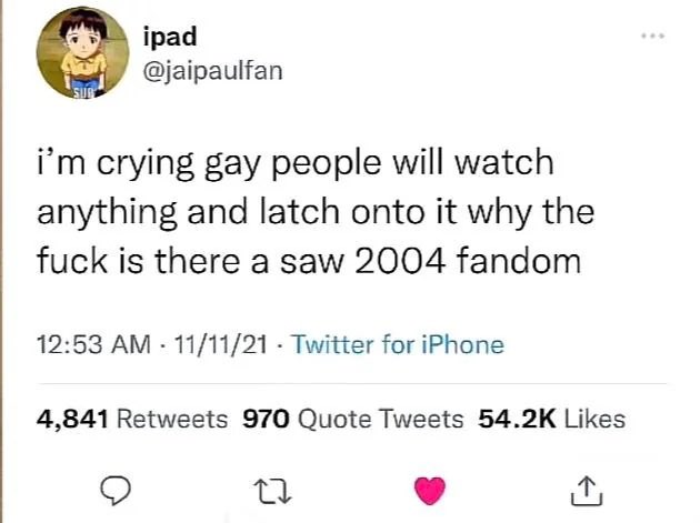 coffinposting's tweet photo. happy pride month SAW nation. it's our time to shine https://t.co/duW8mstKmX