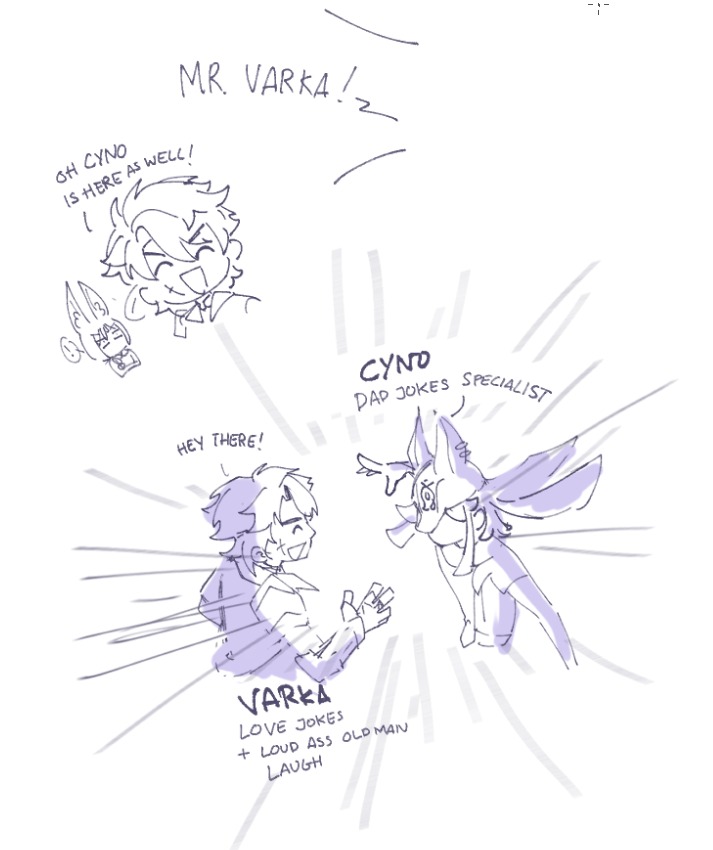 haochimon's tweet photo. Versi Eng #Varka #Cyno #Tighnari https://t.co/fpovHu7zvi
