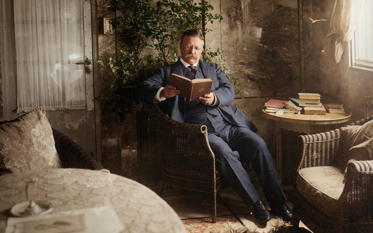 PaideiaProject's tweet photo. I am part of everything I have read. 

—Theodore Roosevelt Jr. (1858 - 1919) https://t.co/b792zfLI2G