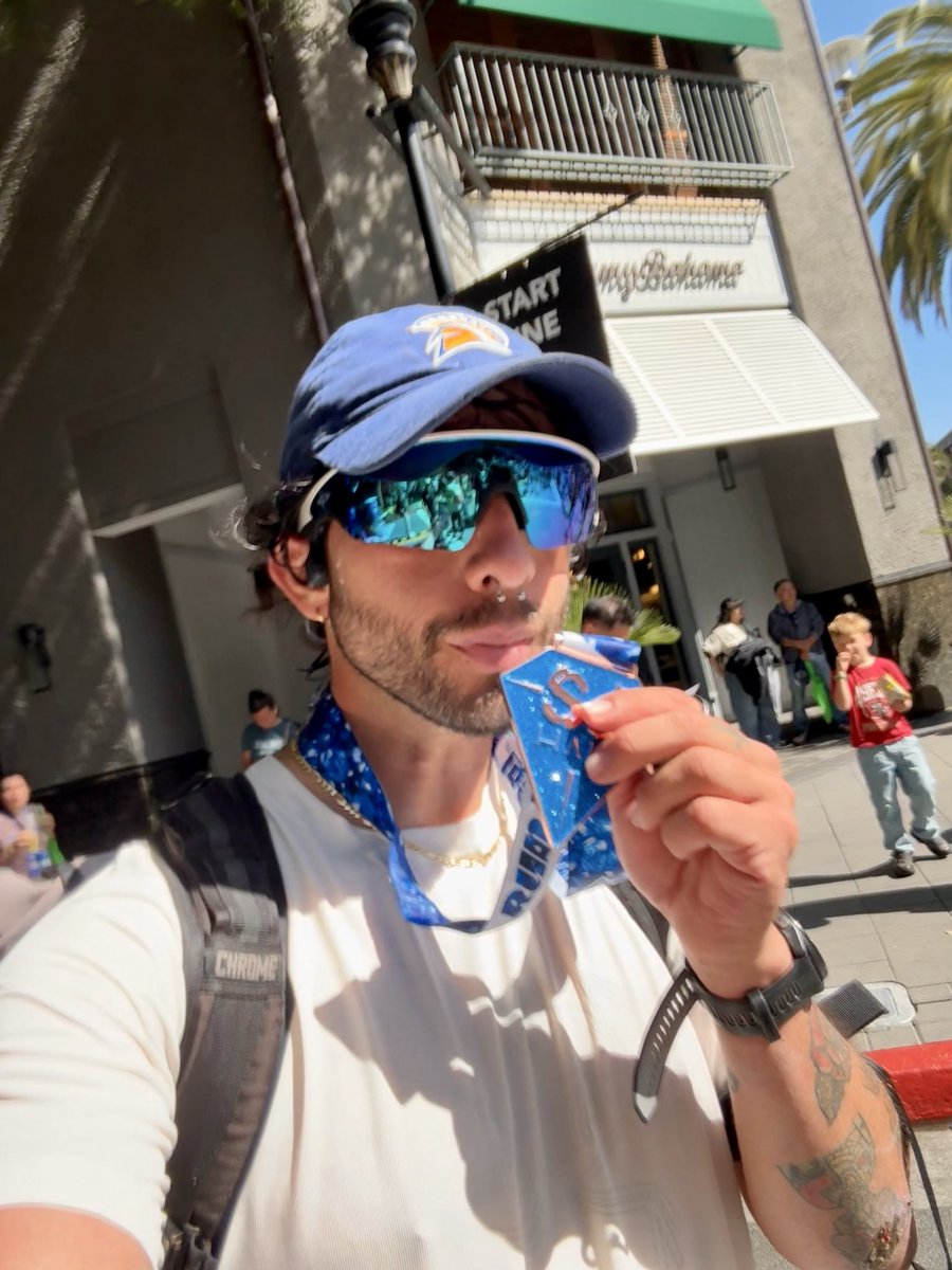 Stoniphantom's tweet photo. Side quest complete: 
Just PR my half marathon time by 23 minutes at 1:53 in the san jose half marathon. A step towards iron man 70.3 https://t.co/RgXWgXDUk2