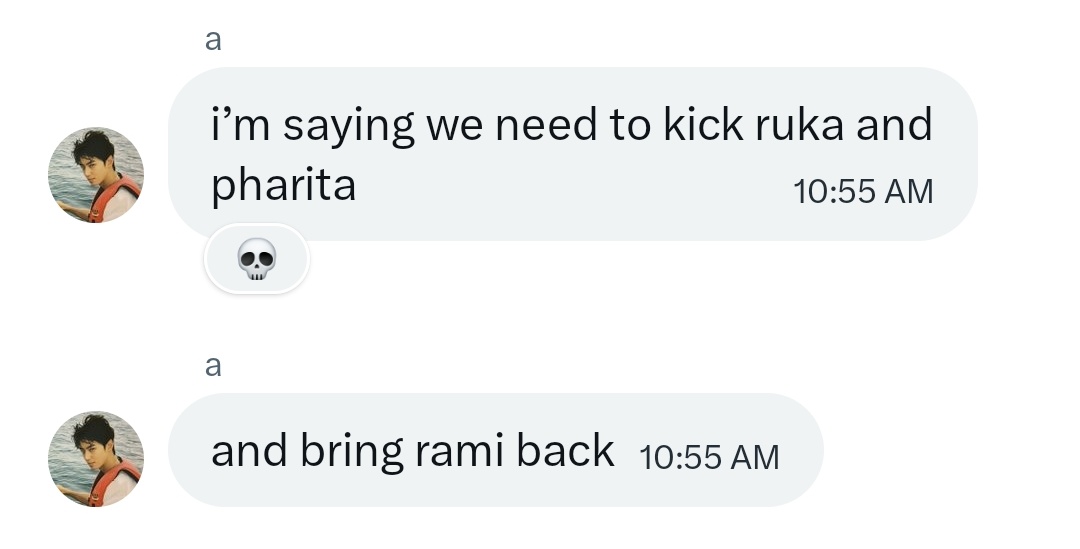 rukatniss's tweet photo. play a game with me:

is this ss from an anti gc or a monstiez gc? GO https://t.co/oai0piahj1