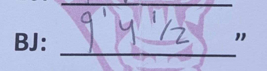 BenHultgren27's tweet photo. Thank you @MinnStFootball for a great camp! Got a PR in broad jump 9'4.5"! Thanks for the opportunity to compete! @CoachHartig @CoachHevel50 @Todd_Taylor28 @CoachJakeIery @CHSFootball100 @Coach_Yos https://t.co/yjKpLzWyIB
