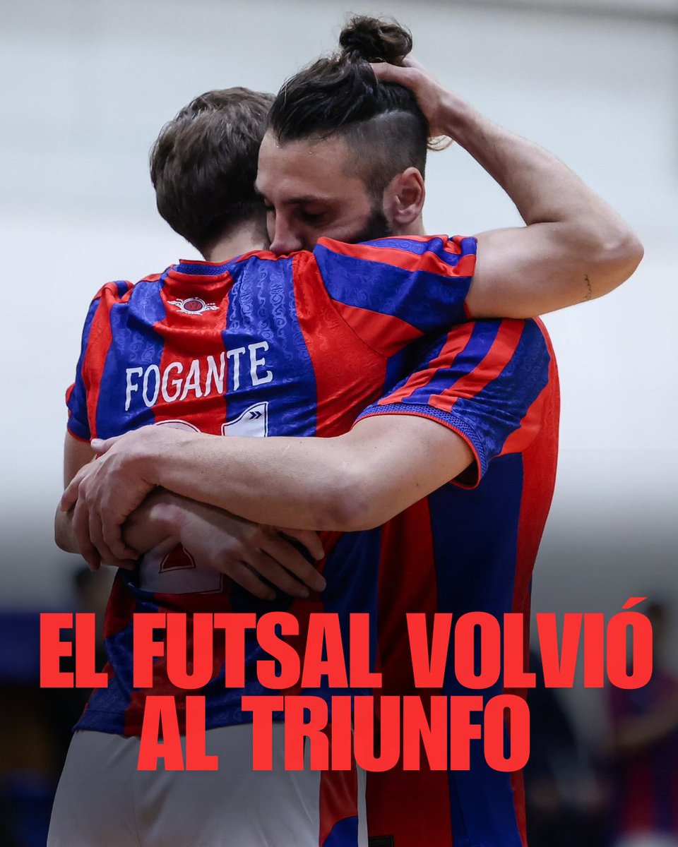 ppciclon's tweet photo. ⚽️ ¡EL @CASLAFUTSAL VOLVIÓ AL TRIUNFO!

#SanLorenzo derrotó 5-1 a Glorias, con tantos de Lucas Pezzani (x2), Lucas Francini, Goran Forestier, Fausto Fogante, por la fecha 13 del Torneo de AFA.

💙❤️ ¡Triunfazo, Ciclón! https://t.co/GmK25W74MP