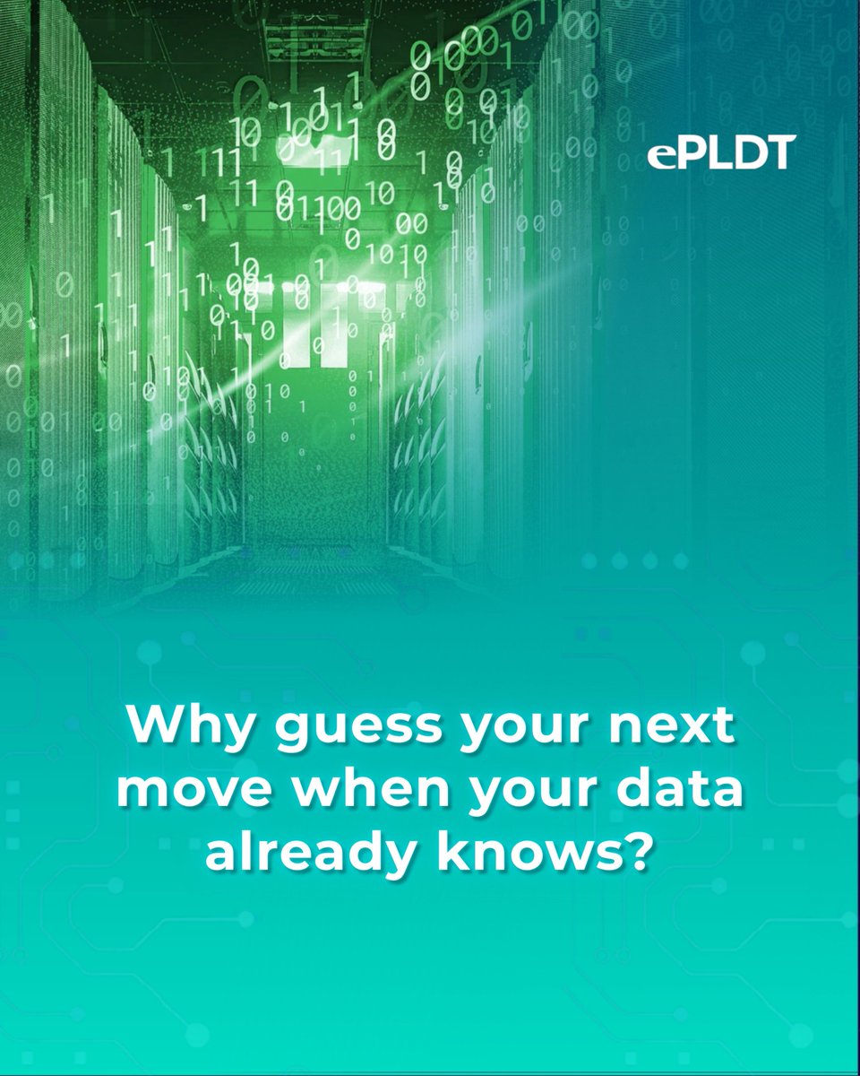 ePLDT's tweet photo. With ePLDT’s Data &amp; AI solutions, you can harness analytics, automation, and intelligent insights so you’re not just collecting data, you’re using it to win.​
​
Turn insights into action with ePLDT today 📊​

#ePLDTElevatingTechWithYou​
#ePLDT+You https://t.co/zq68VgvhZl