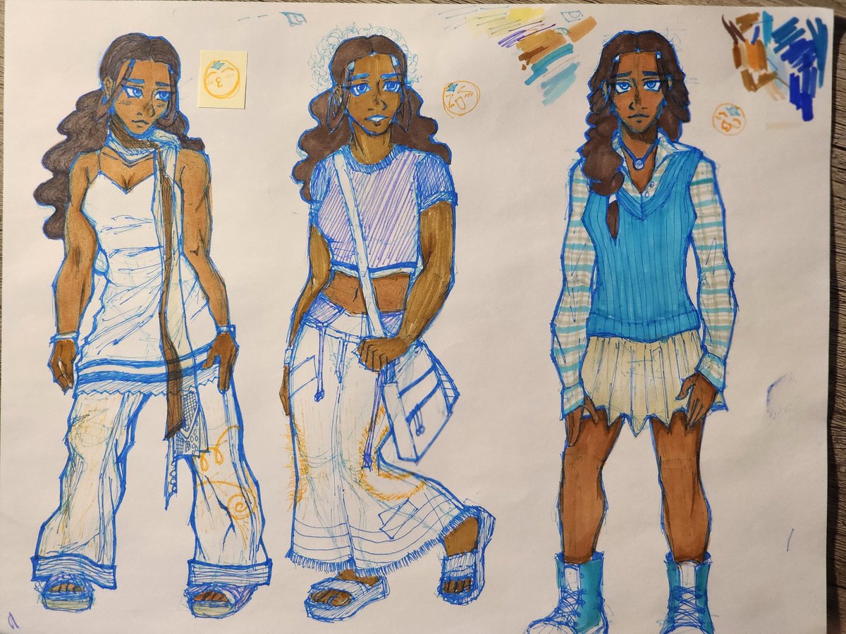 mcwasisdead's tweet photo. Katara in different outfits #katara #atla https://t.co/mYTfhZf0v1