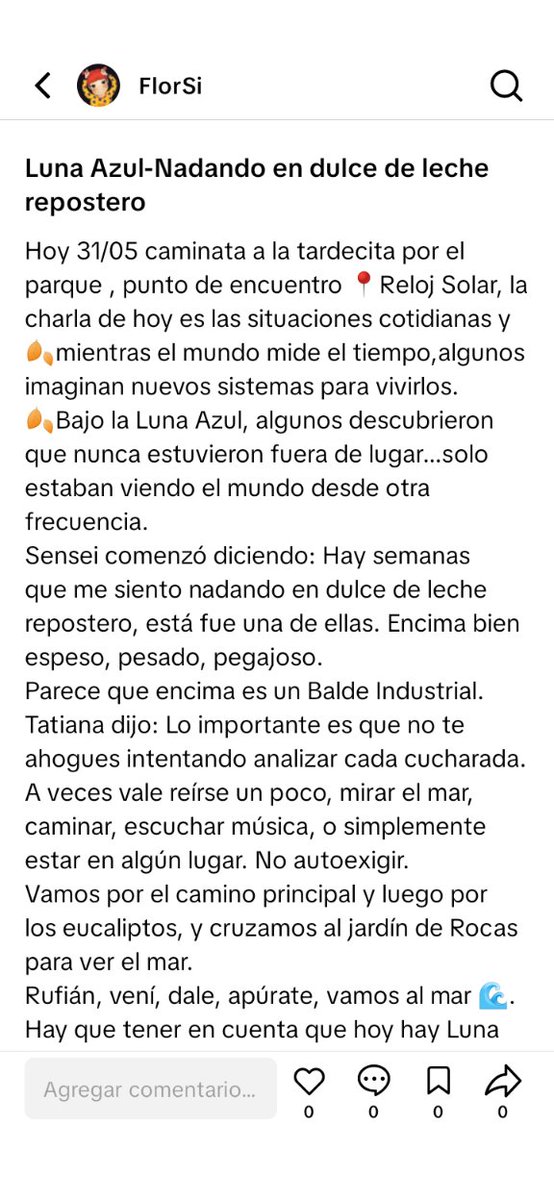 floneco's tweet photo. #eldiariodesenseimenzy #senseimenzy Luna Azul -Nadando en dulce de leche repostero https://t.co/yTmes50cJv