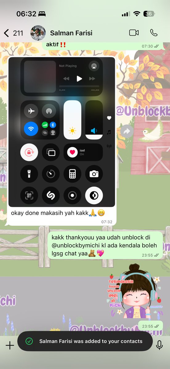 fireywork's tweet photo. Unblock imei kamu dimichi cuma 100 rb an dapat FAST PROSES, Full Garansi dan Bisa pay akhir😍🔥

Kontak aku di wa / liat langsung testimoni dibawah sini yaa

wa : https://t.co/1dXWjtxmi0
testi : https://t.co/U859iQsADm https://t.co/RdVcPKhoRb