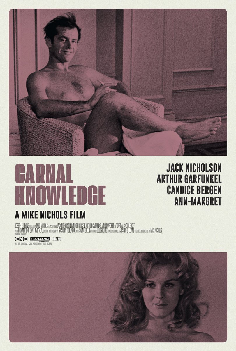 larwoolf's tweet photo. @PollSter_Mike1 Carnal Knowledge 1971 https://t.co/rKd1N9AKhV