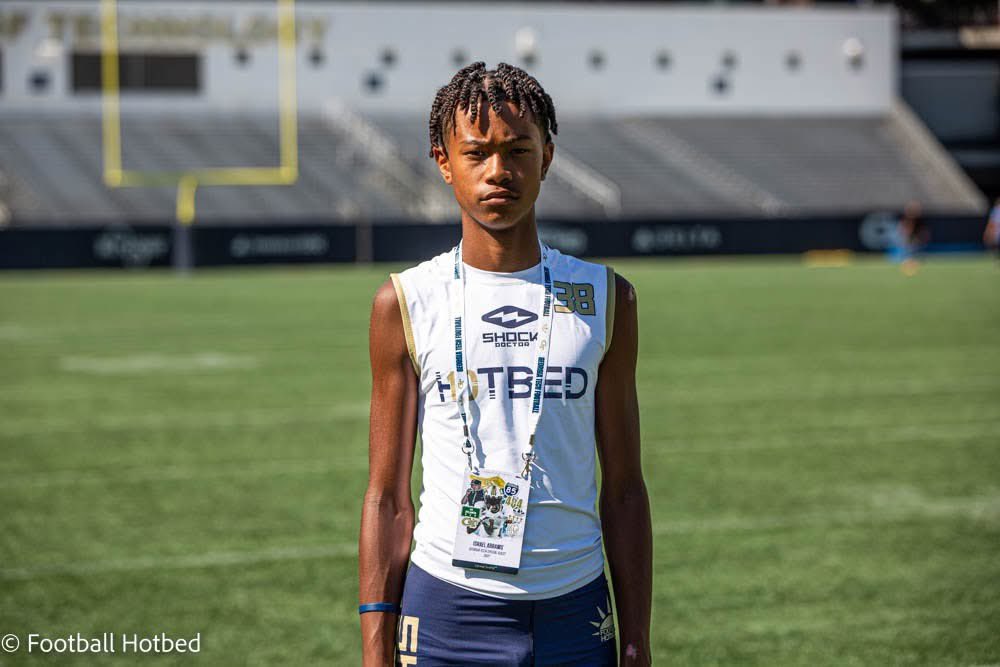 Brandon_Odoi's tweet photo. We do an elite 11 type event for middle schoolers every year. The goal is training for days like this. Maximum exposure. #AlphaDogs #hotbedworld @Future4QB https://t.co/ljucZTDTDM