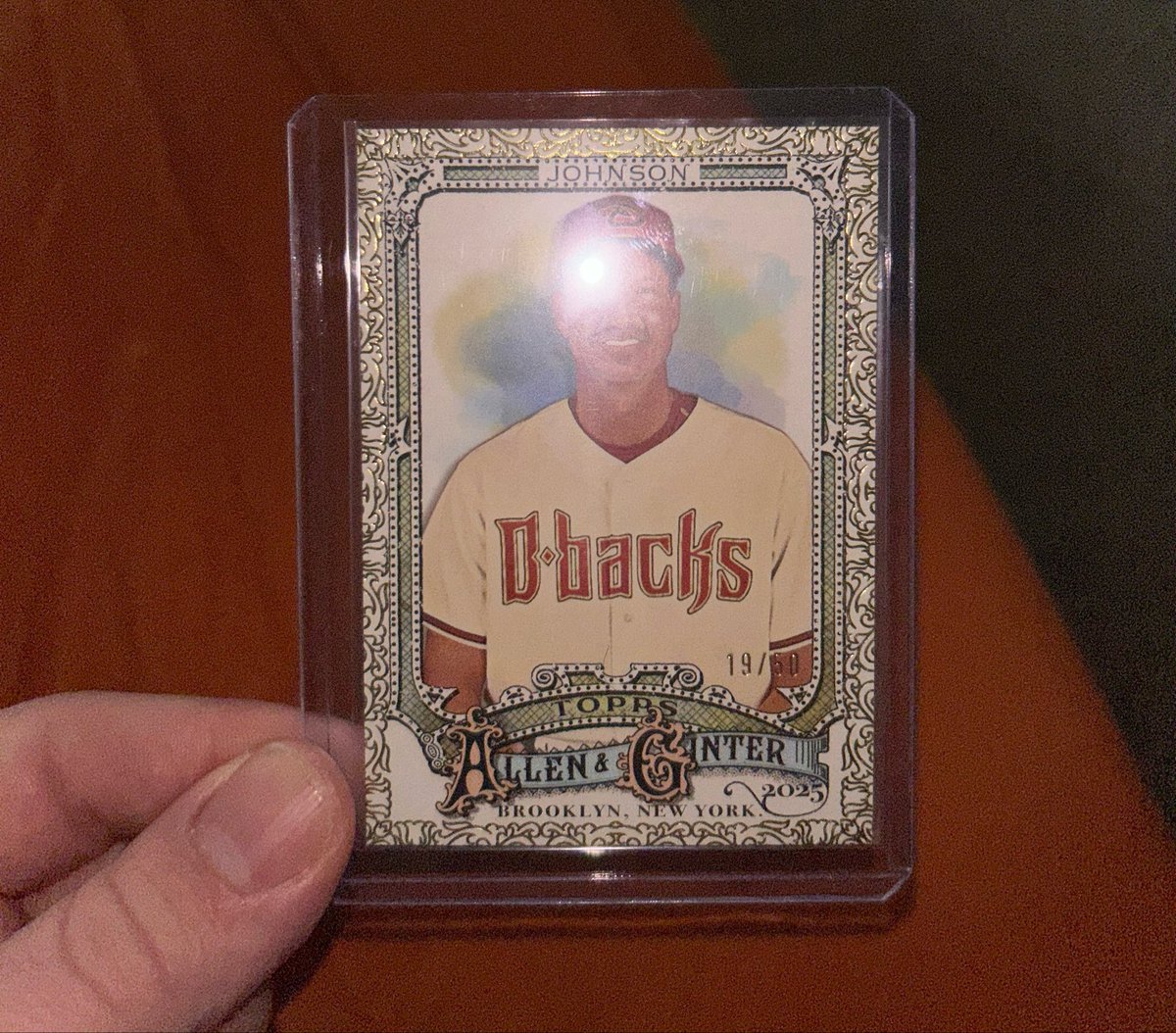 jakejscards's tweet photo. @OffDaHook35 I pulled this from a blaster too. I don’t really know the difference from your bottom left and this one, but this one’s numbered /50 https://t.co/AzjD1MJgmP