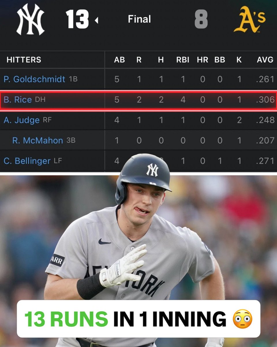 What a 3rd inning from the Yankees