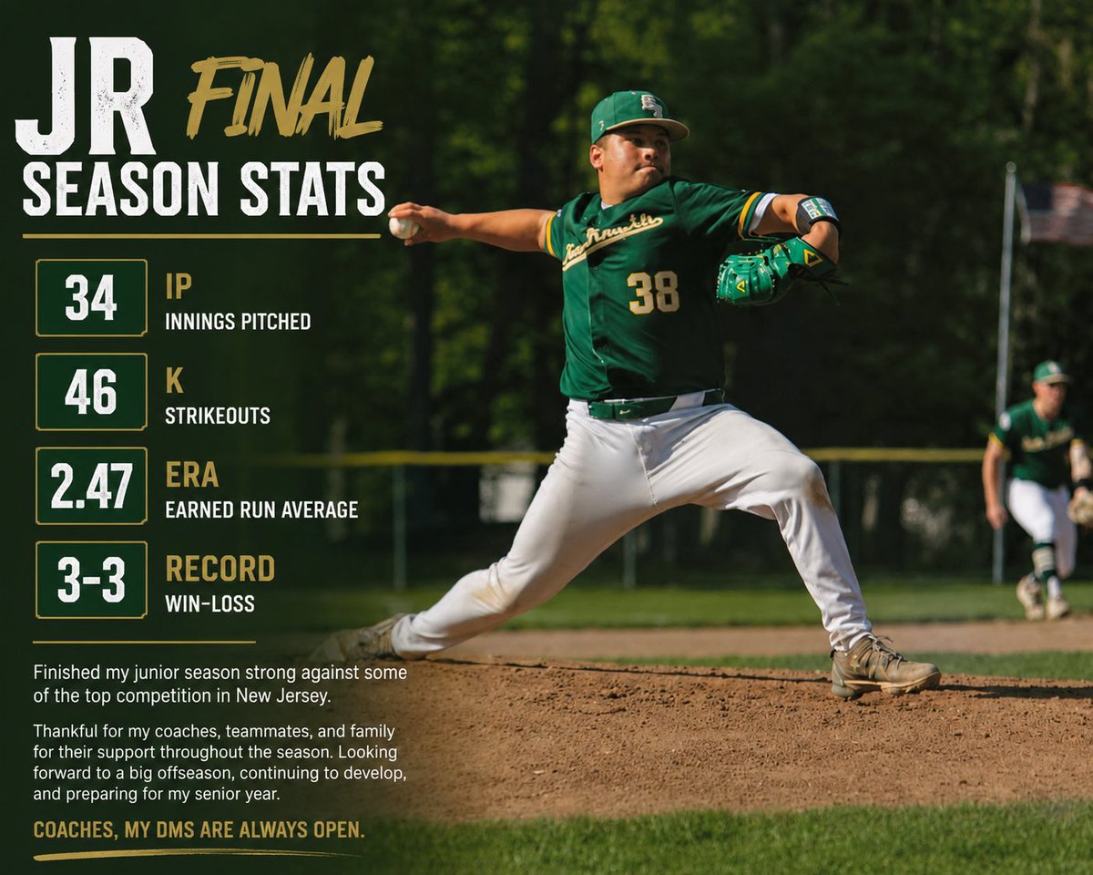 MatthewTomassi1's tweet photo. Final season stats uncommitted 2027 https://t.co/JAtCgH1sFG