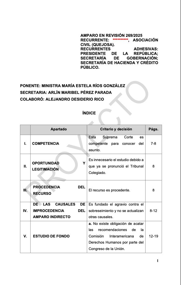EliudTapia's tweet photo. Mañana la SCJN discutirá un proyecto de sentencia relacionado con las recomendaciones de la Comisión Interamericana de Derechos Humanos.

El proyecto de la ministra Estela Ríos sostiene que las recomendaciones contenidas en los informes temáticos de la CIDH no son obligatorias. https://t.co/Vs2jK2eRsk