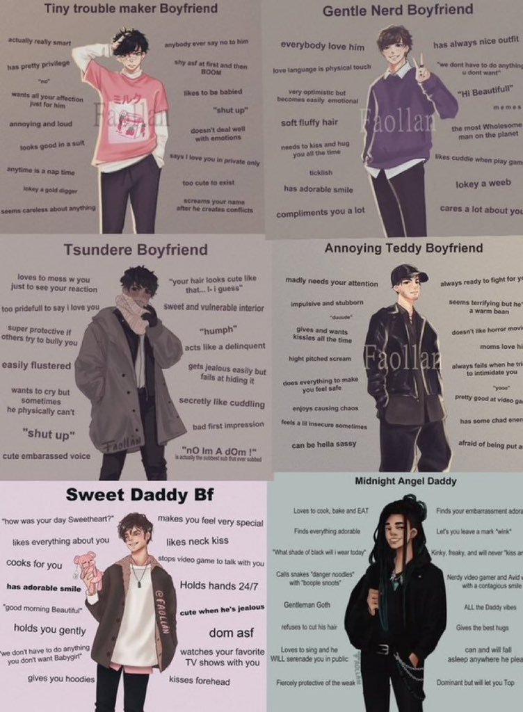 MapleTsuneki's tweet photo. which do you all think I am? c:

(I'm definitely sweet daddy bf 😊) https://t.co/K7mBtQSHVj