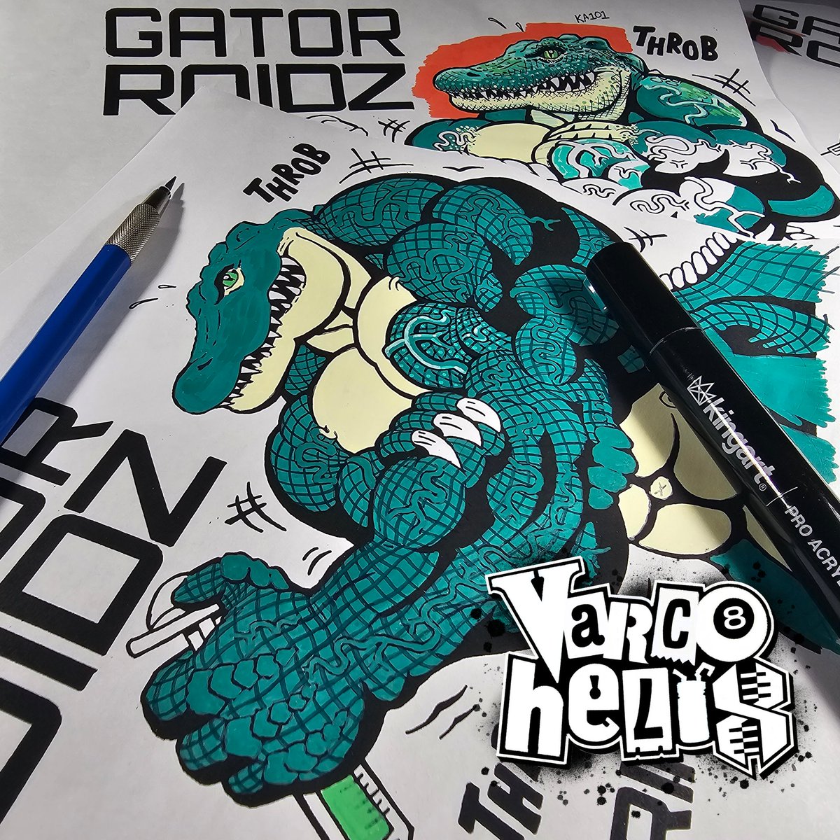 VarcoHelix's tweet photo. Rendering test/planing continues. #VarcoHelix #GatorRoidz #BaraArt https://t.co/Z3khFG8sr0