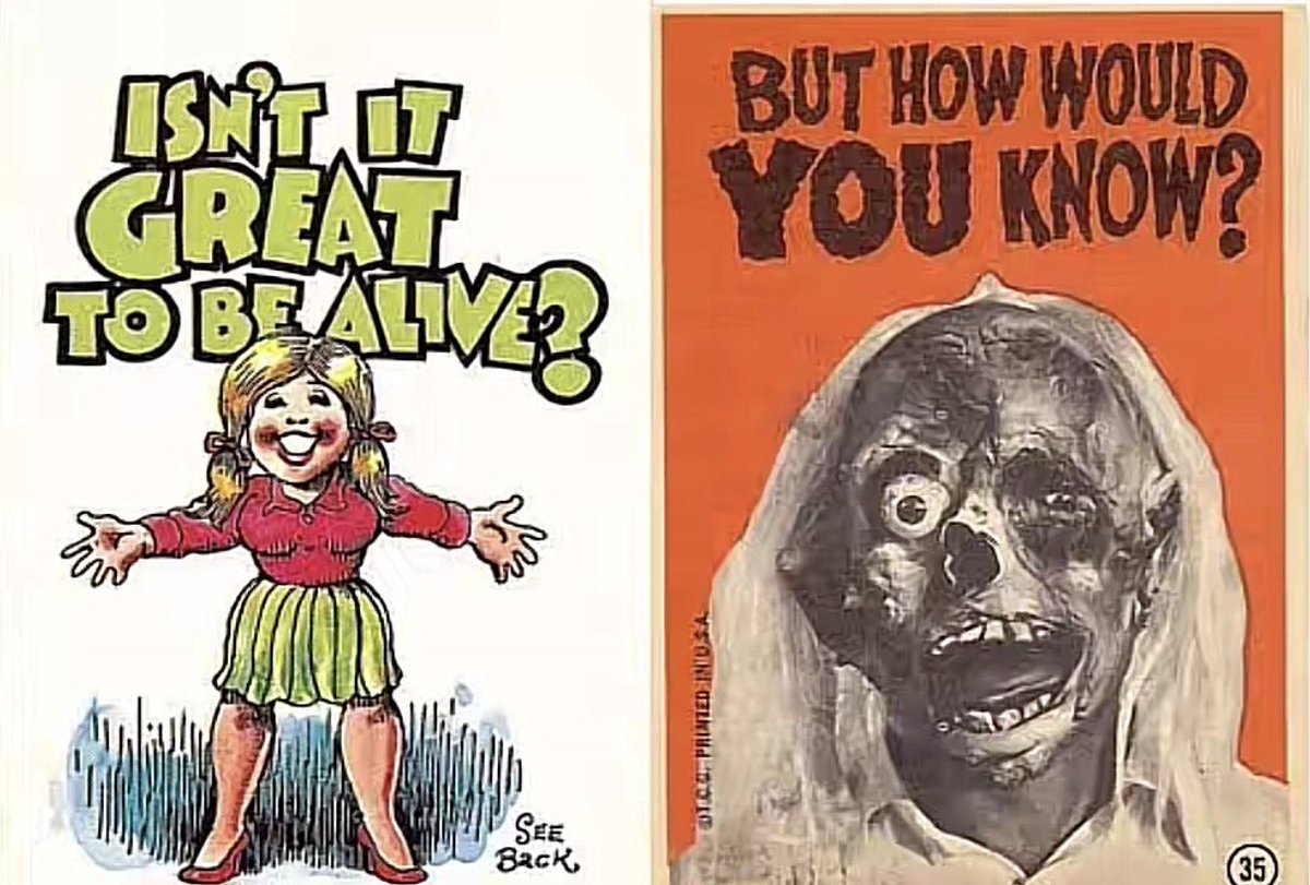 TommyAlaMode's tweet photo. Idea for the folks with undead OCs/favourite characters (be it ghosts, zombies, vampires, etc):

Draw this as them!! The first part being them when they were still alive, the second being how they are now https://t.co/luS70xdyDZ
